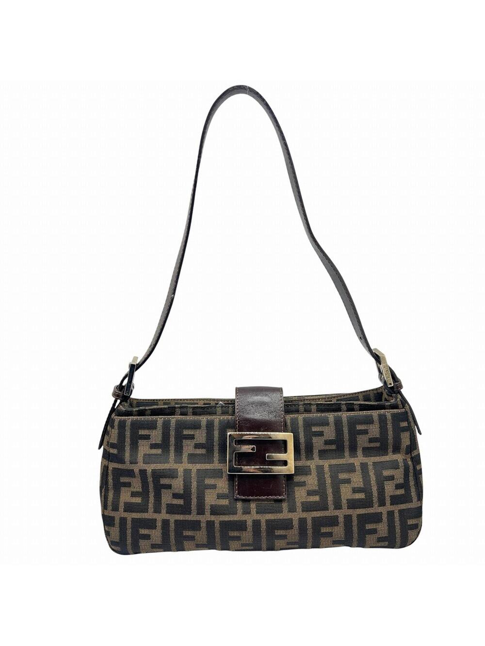 Fendi Vintage Shoulder Bag Zucca Canvas #375883F14B